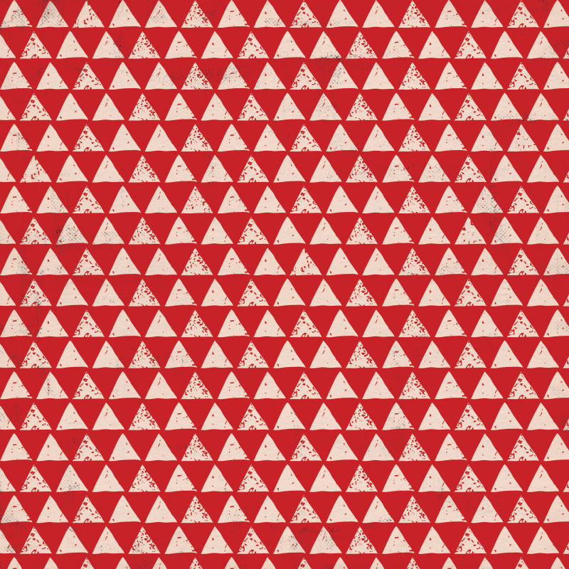 红色三角几何背景