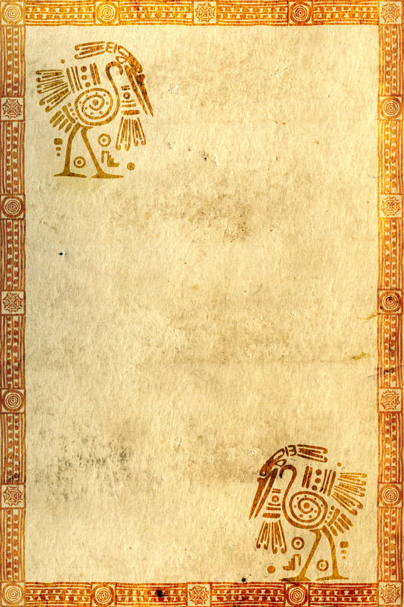 美国印第安标志贺卡矢量图