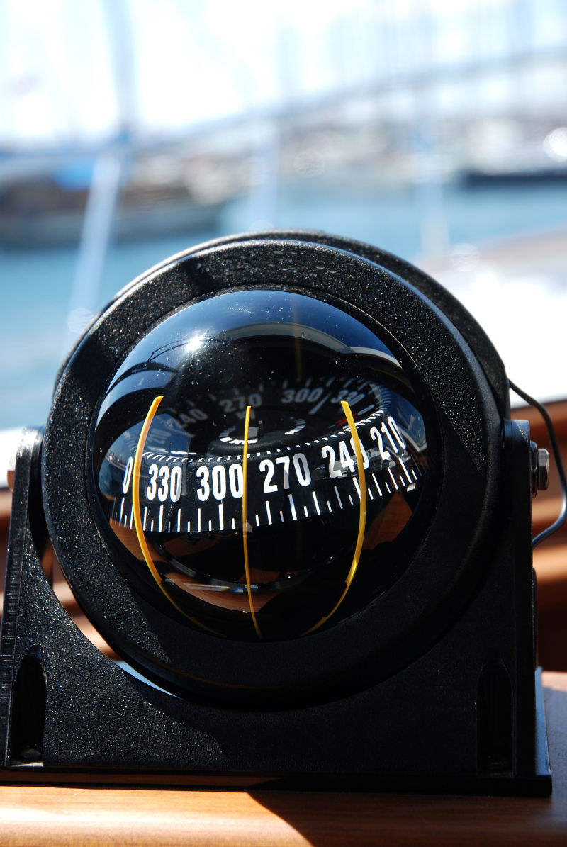 黑色的指南罗盘