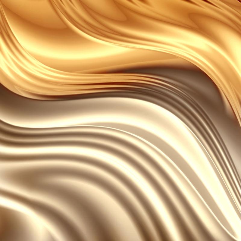 金色发亮的丝绸