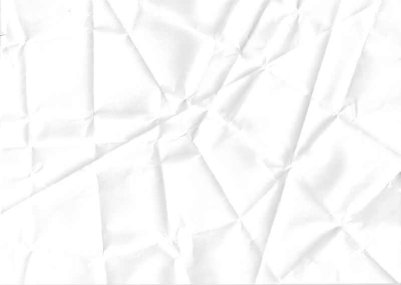 满是折痕的白纸纹理背景