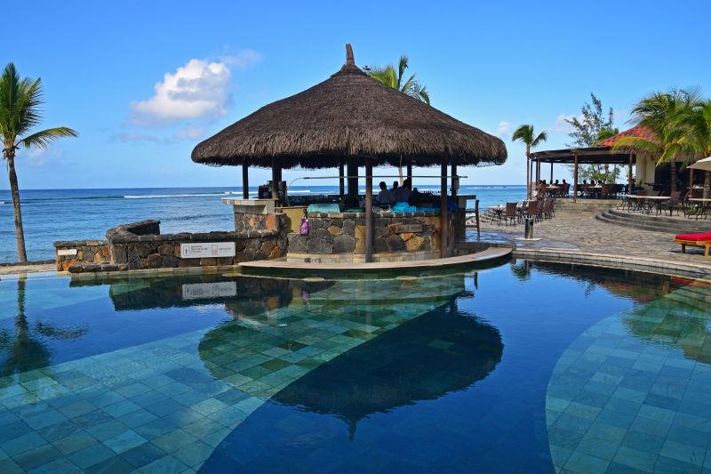 热带美丽的度假酒店