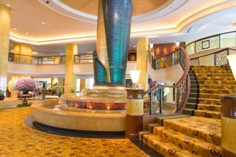豪华的酒店大堂