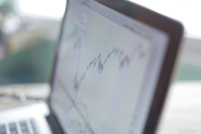 笔记本上的数据图