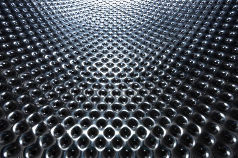 银钢金属孔结构背景