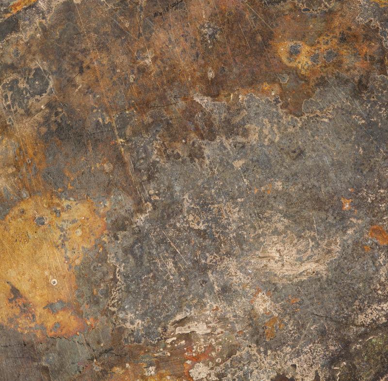 棕锈金属的背景