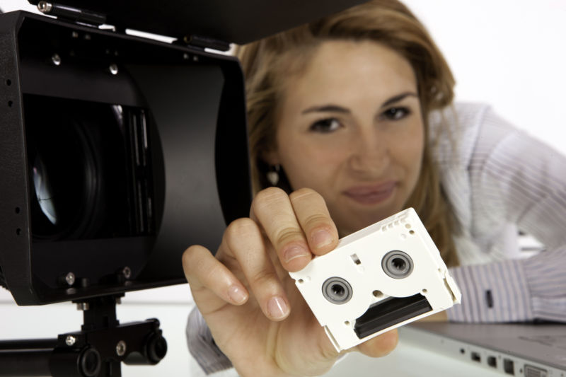 摄影机的备份带