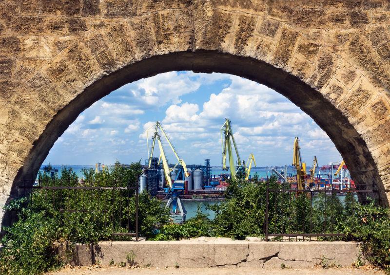 乌克兰的敖德萨港海