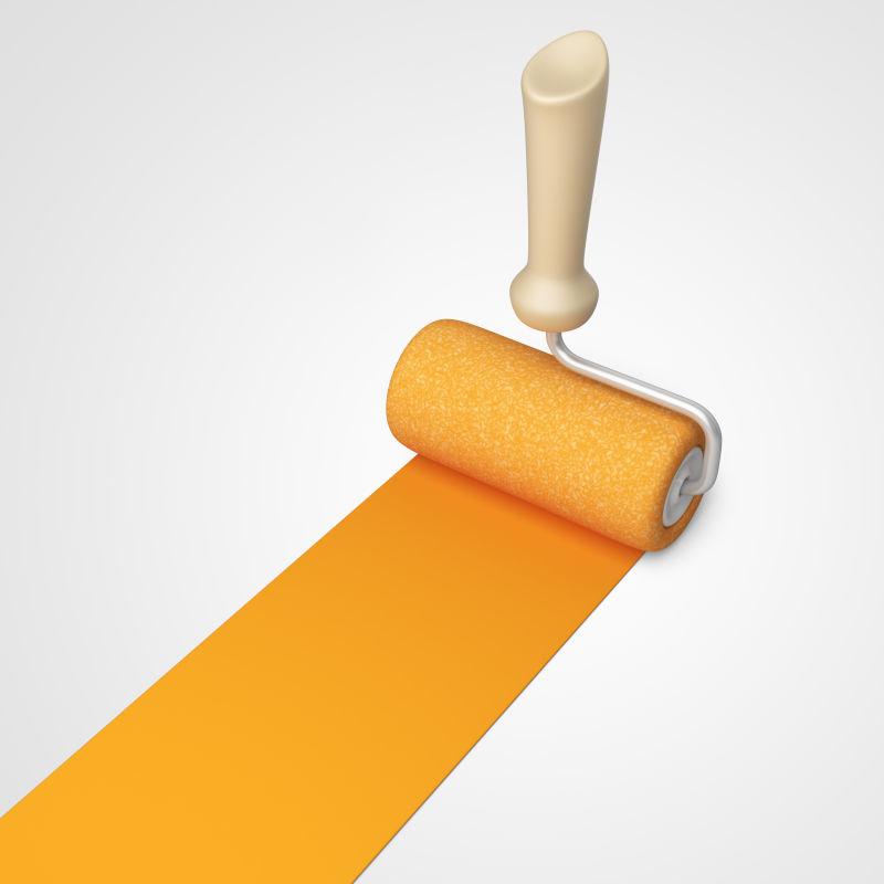 隔离三维图标的油漆房