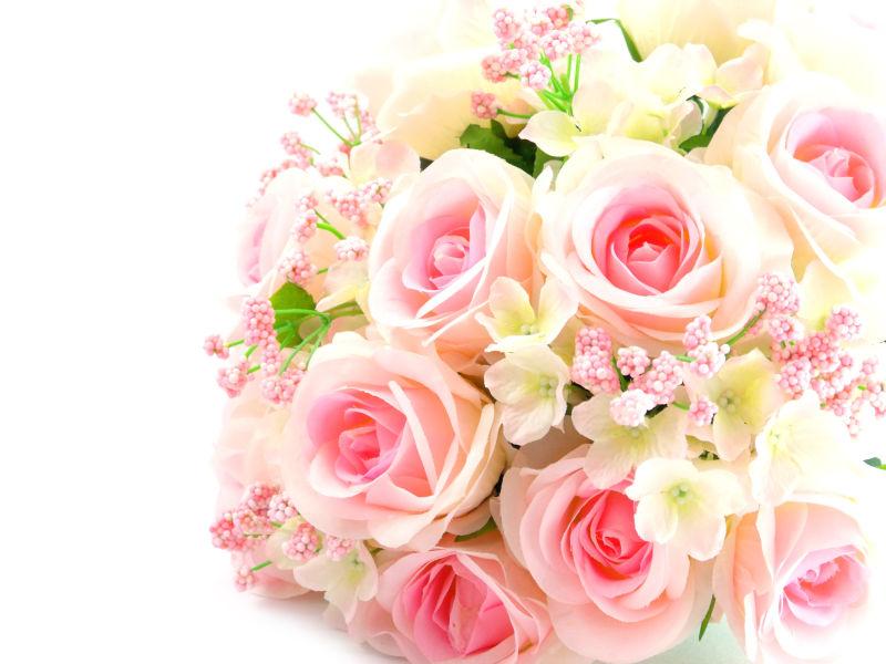 五彩缤纷的花束