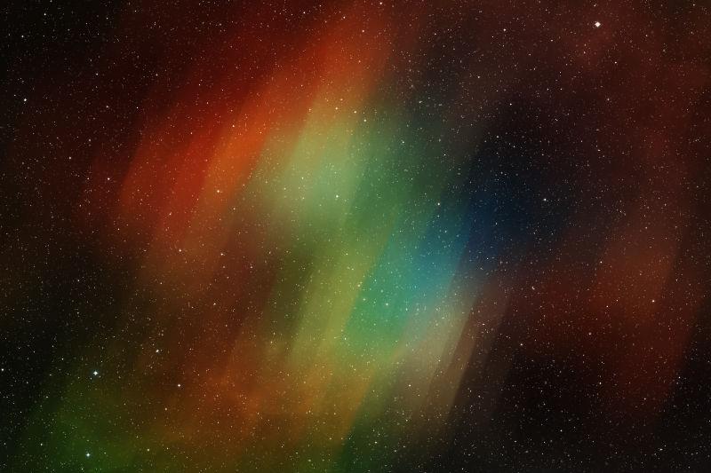 五彩缤纷的太空星云