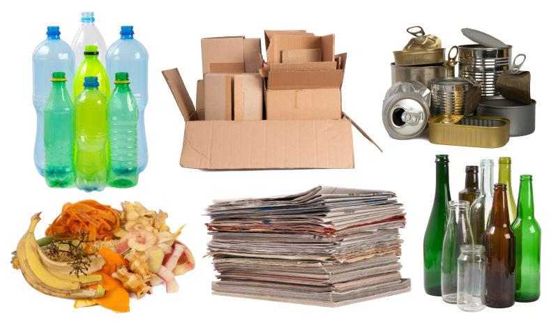 回收利用的垃圾和可重复利用的废物管理图片