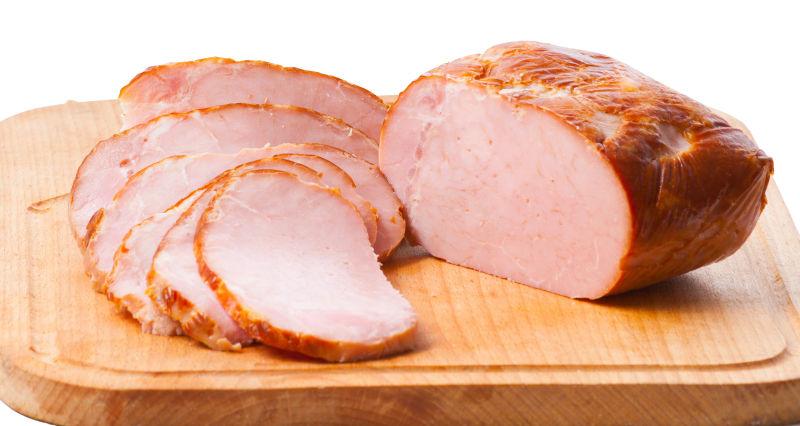 白板上的肉类熟食