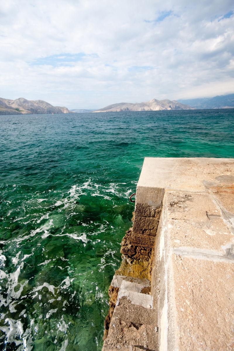 美丽的海湾景观