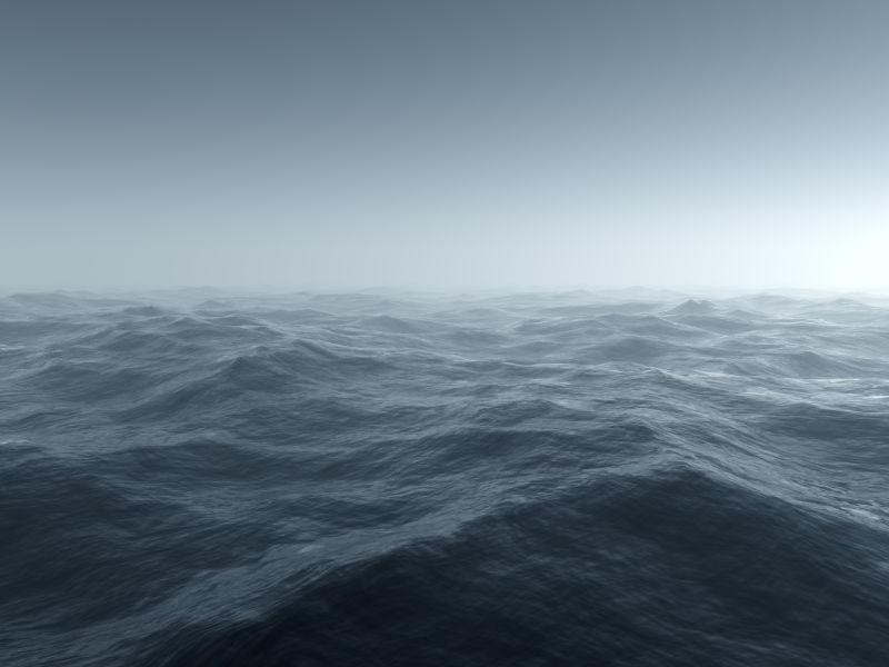 冷寒的海洋风暴