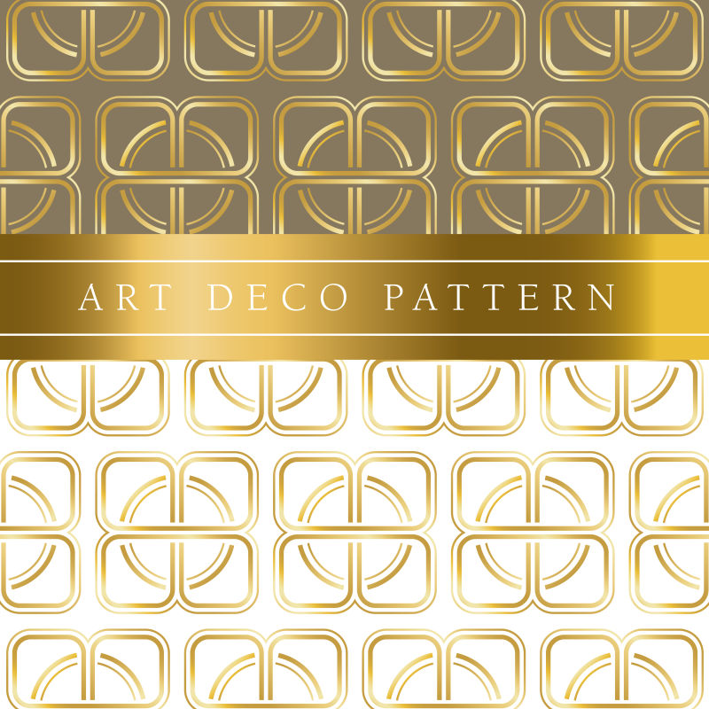 上下不同的金色矢量图