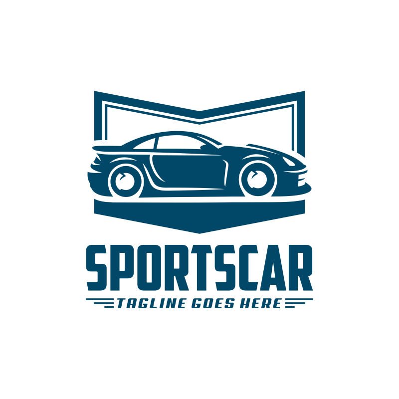 汽车抽象图logo图片