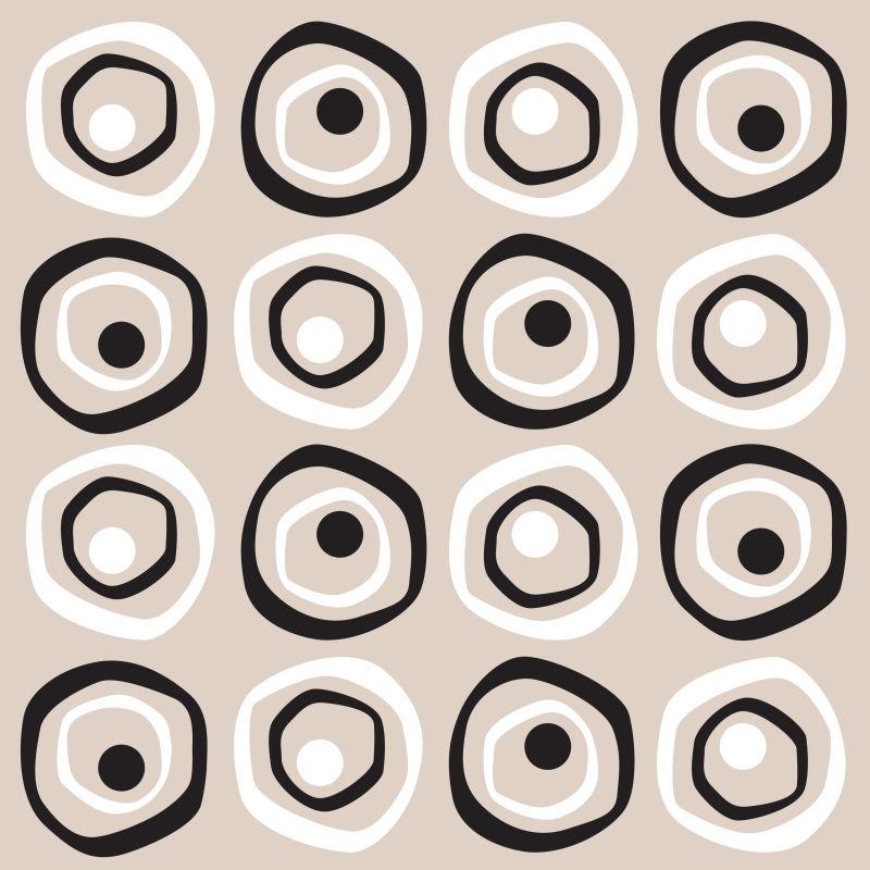 矢量曲线抽象的黑色背景