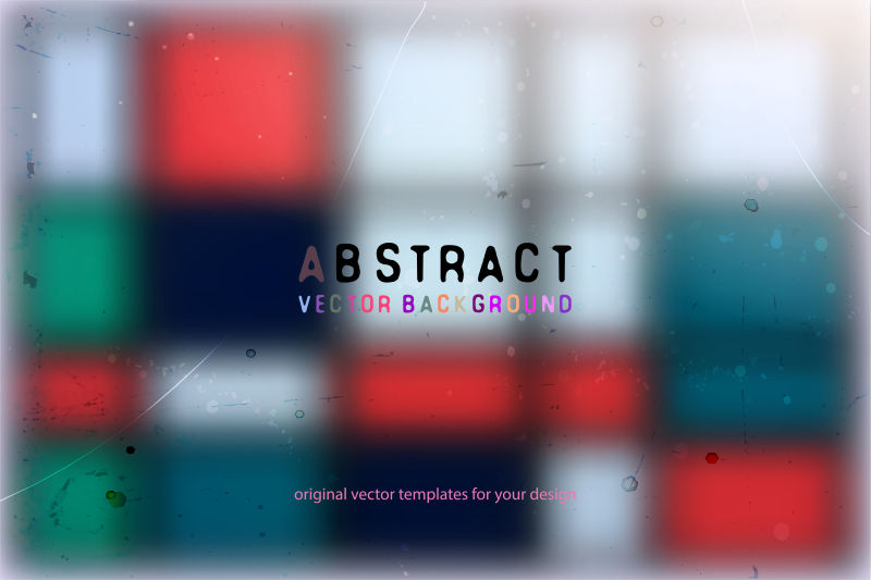 模糊彩色背景
