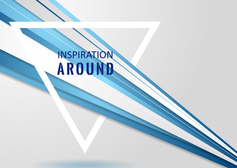 三角报价框架矢量抽象背景