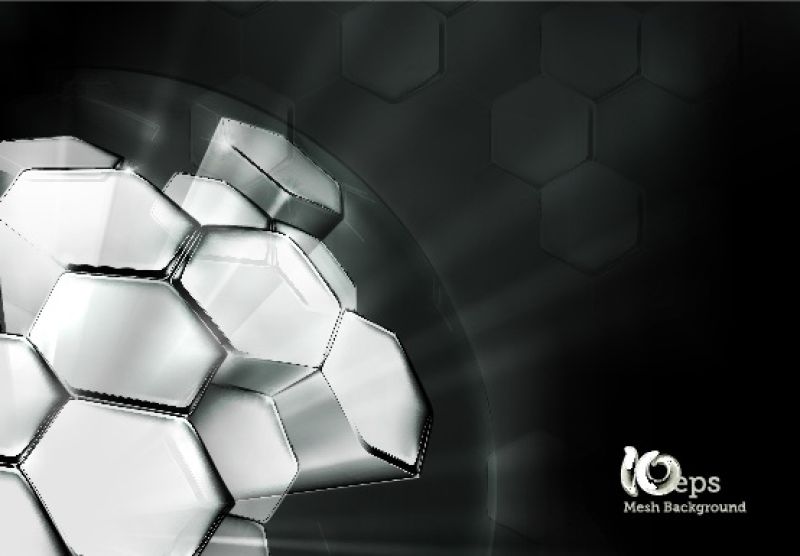 科学背景矢量图