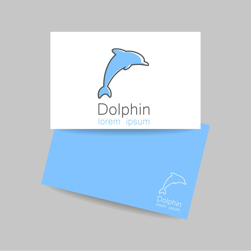 海豚的名片20字图片