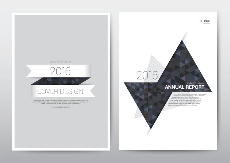 矢量的创意宣传海报封面设计