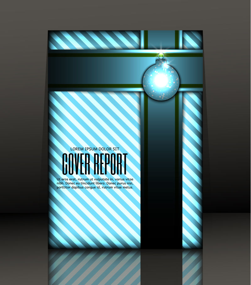 光效宣传册矢量设计