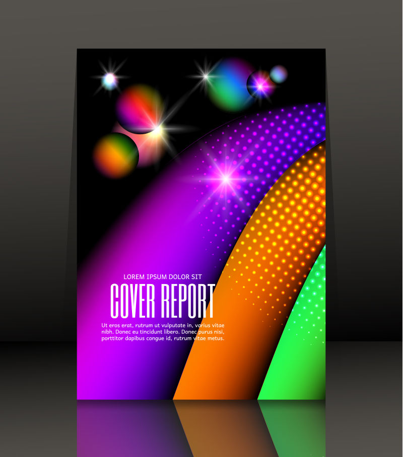 封面设计矢量插图