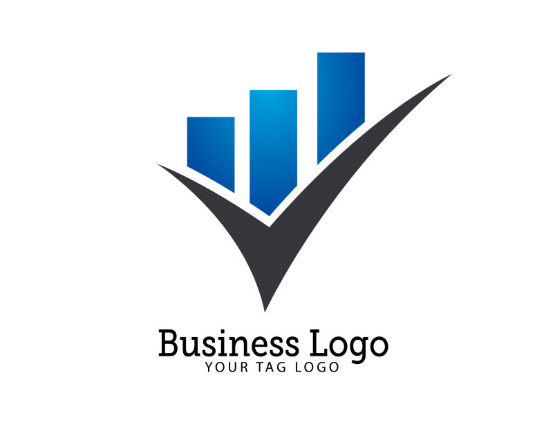 艺术抽象公司标志矢量图