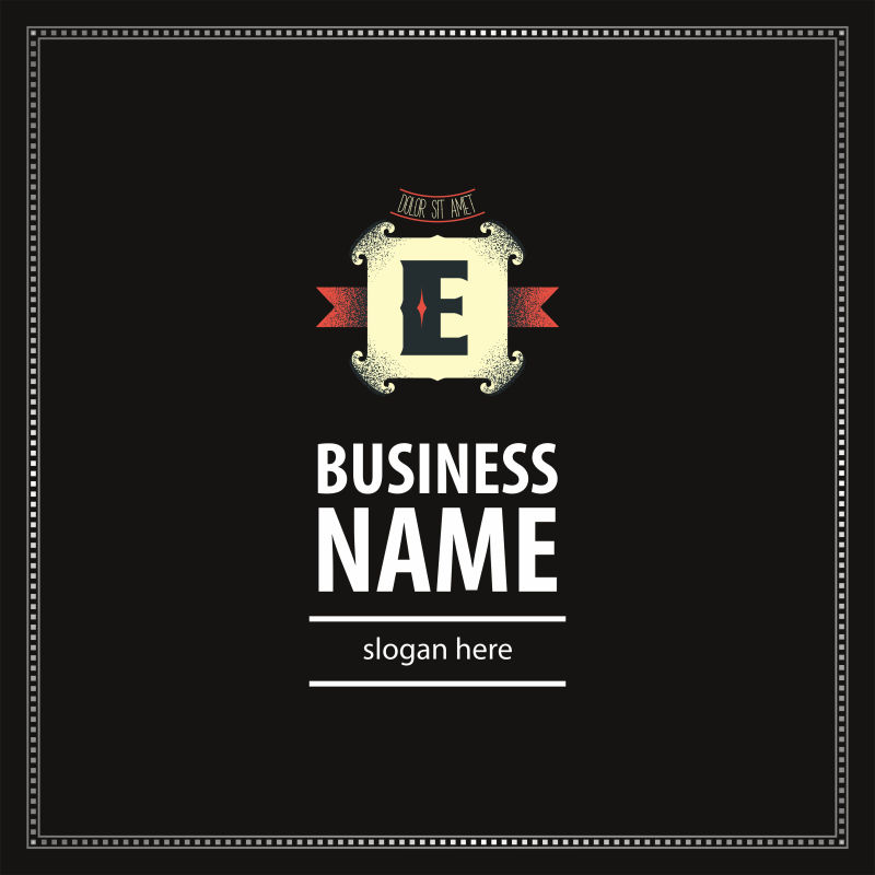 创意艺术公司标志矢量图