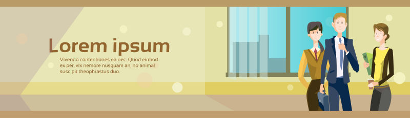 团队协作平面矢