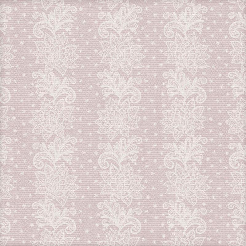 粉色淡雅花纹壁纸