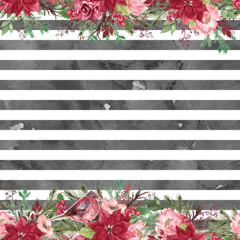 边框植物花环围绕条形背景