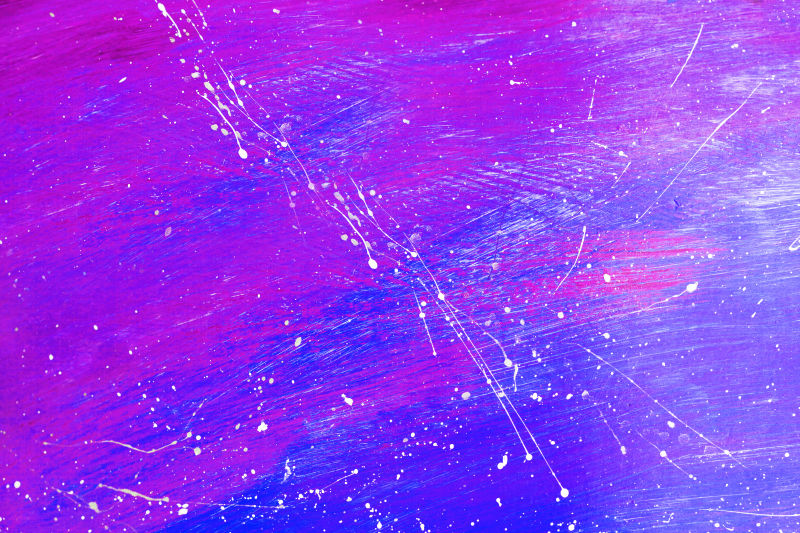 玫红色和蓝色的抽象油漆纹理背景