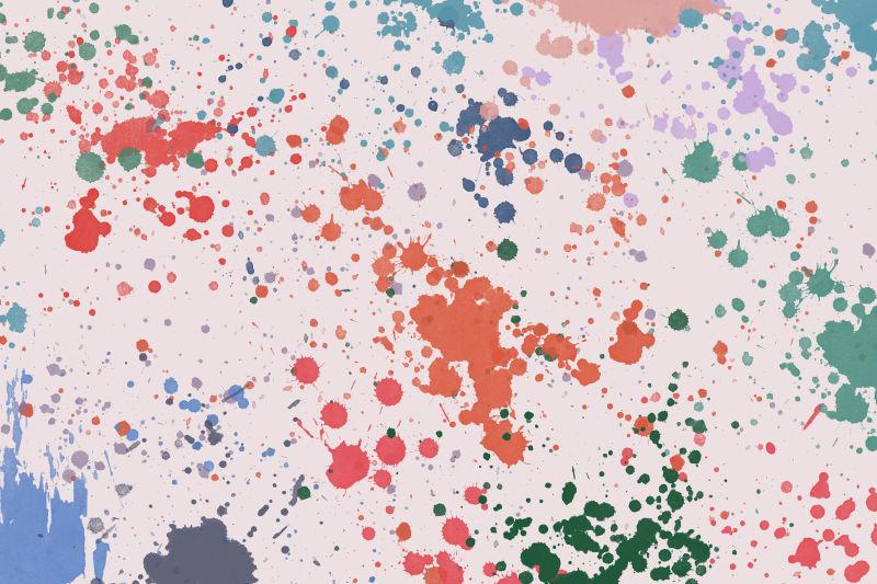 飞溅的抽象油漆抽象背景