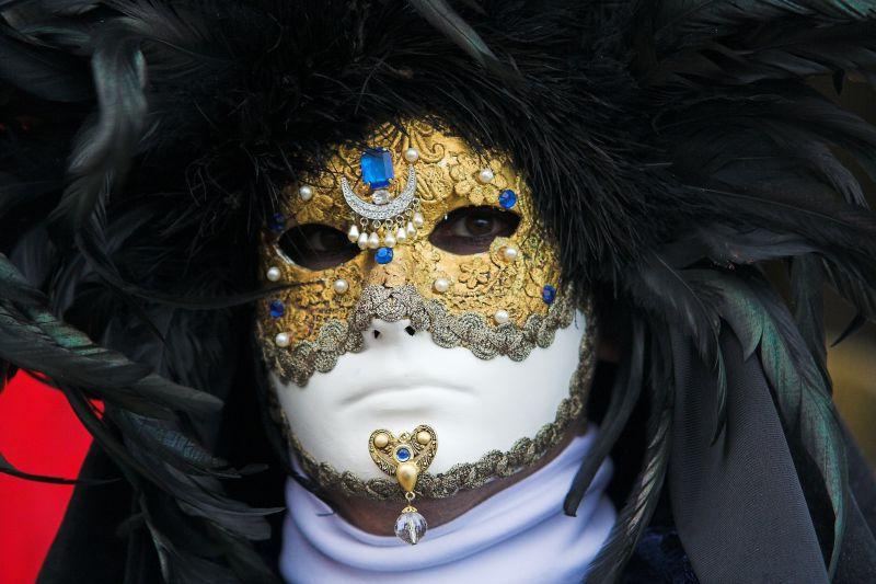 威尼斯狂欢节面具