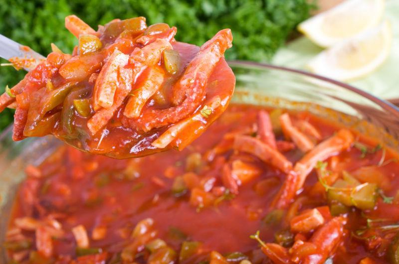 美味的俄罗斯食品