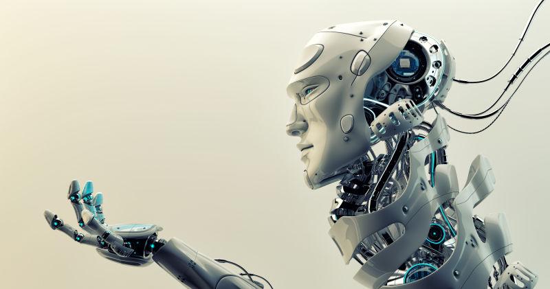 非常详细的3D机器人人手势/问机器人