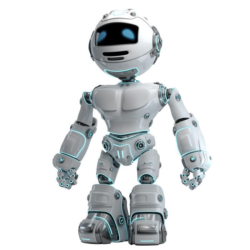 勇敢机器人上的时尚照明机器人玩具
