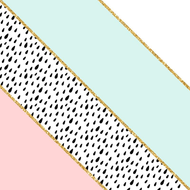 多彩几何搭配背景