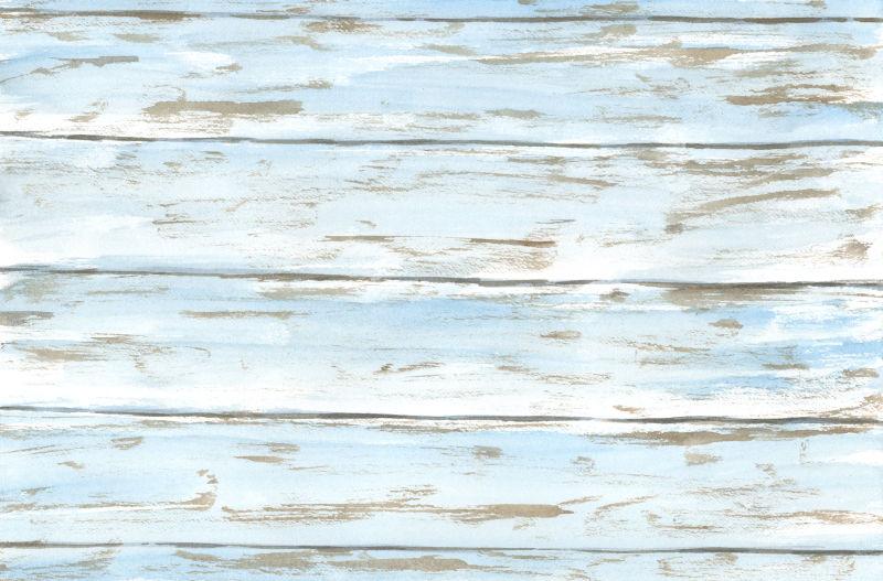 蓝色旧木纹理背景