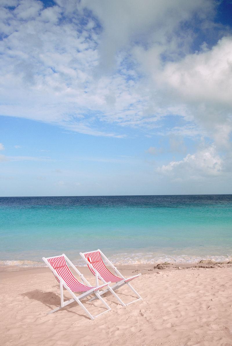 墨西哥海滩沙滩椅