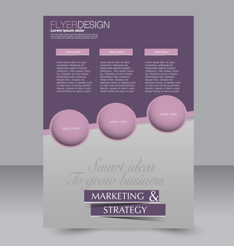 时尚杂志封面矢量图设计