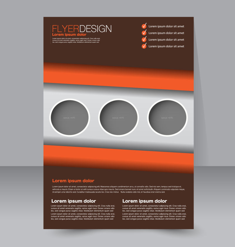 创意的广告设计矢量图