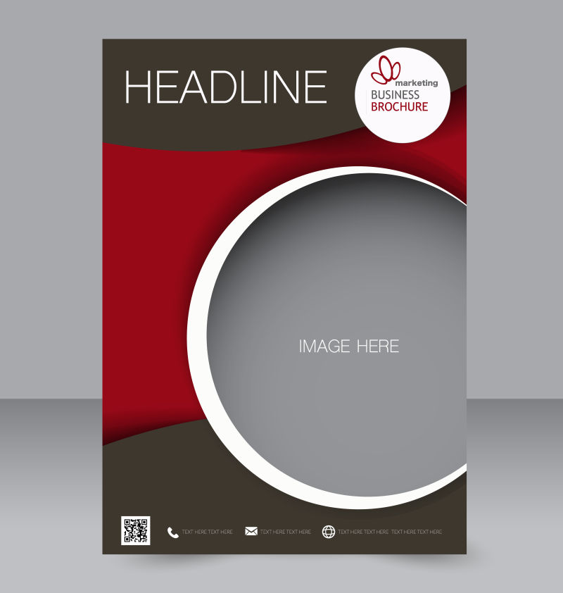 创意封面卡片矢量图