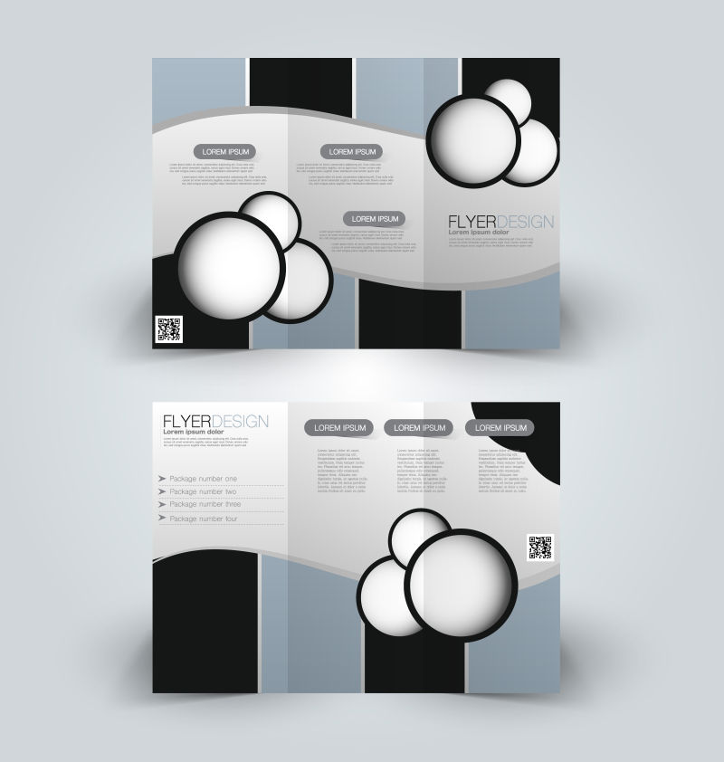 矢量宣传册设计小样板