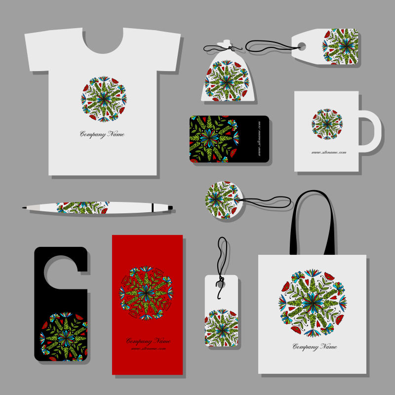 名片卡片设计矢量图