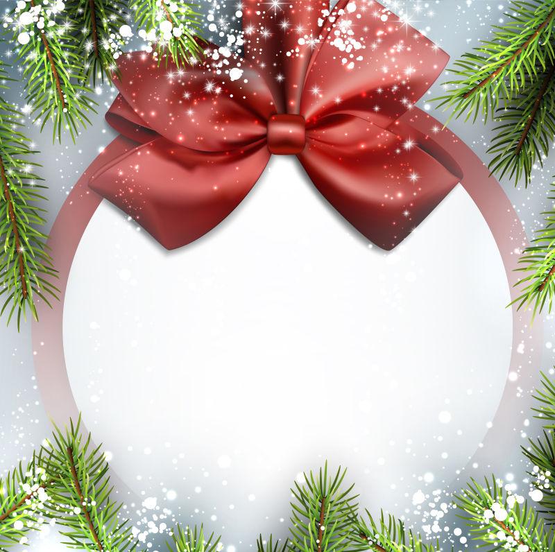 矢量圣诞节的雪