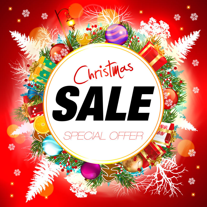 矢量圣诞节装饰